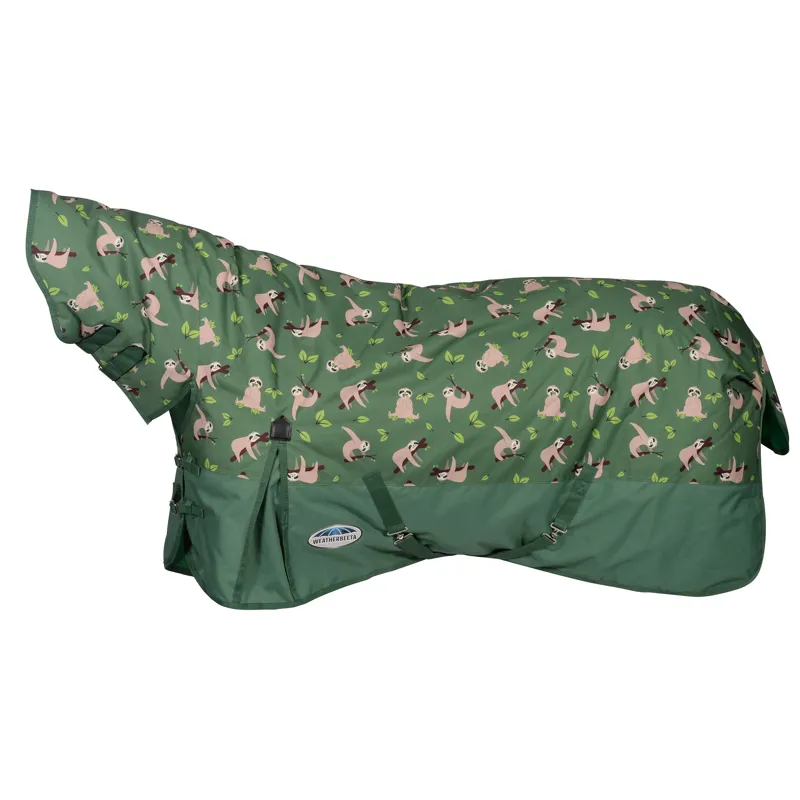 Weatherbeeta Comfitec Essential Combo Medium Turnout in Sloth Print-1